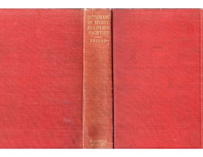 Cover of A Dictionary of Secret and Other Societies