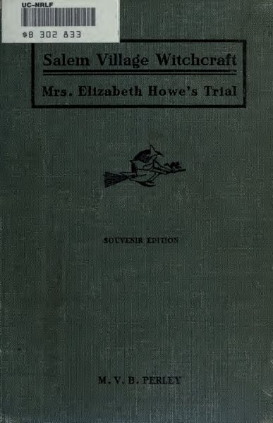 Cover of A Short History of the Salem Village Witchcraft Trials