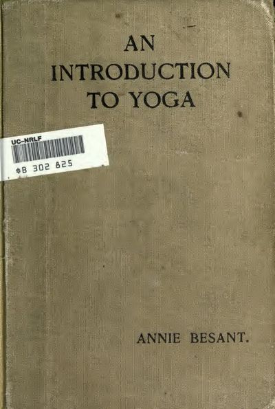 Cover of An Introduction to Yoga