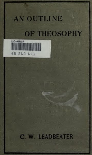 Cover of An Outline of Theosophy