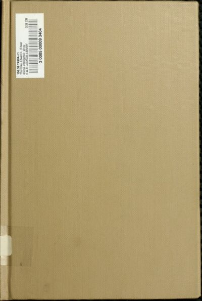 Cover of Animal Intelligence: An Experimental Study of the Associative Processes in Animals