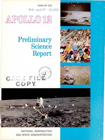 Cover of Apollo 12 Preliminary Science Report (NASA SP-235)