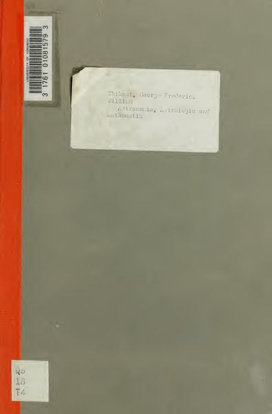 Cover of Astronomie, Astrologie und Mathematik