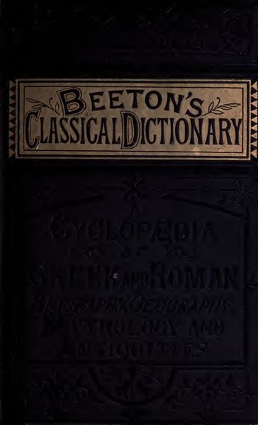 Cover of Beeton's Classical Dictionary
