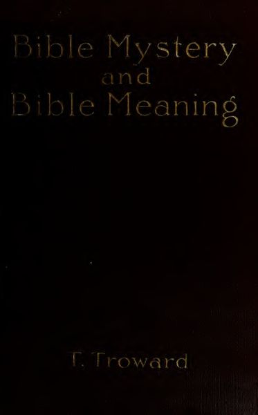 Cover of Bible Mystery and Bible Meaning
