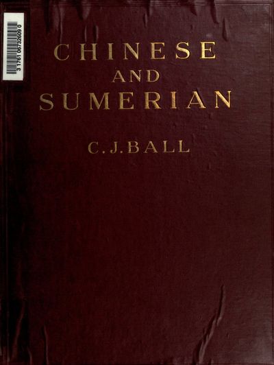 Cover of Chinese and Sumerian