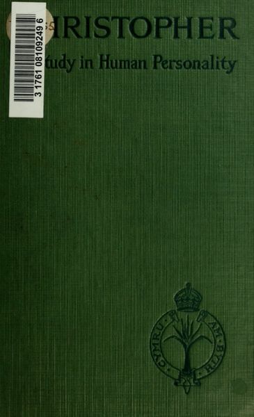 Cover of Christopher: A Study in Human Personality
