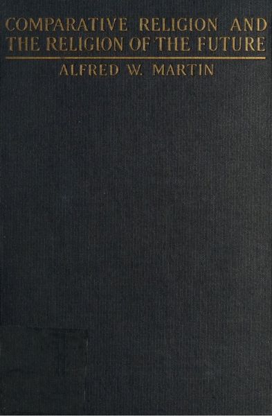 Cover of Comparative Religion and the Religion of the Future