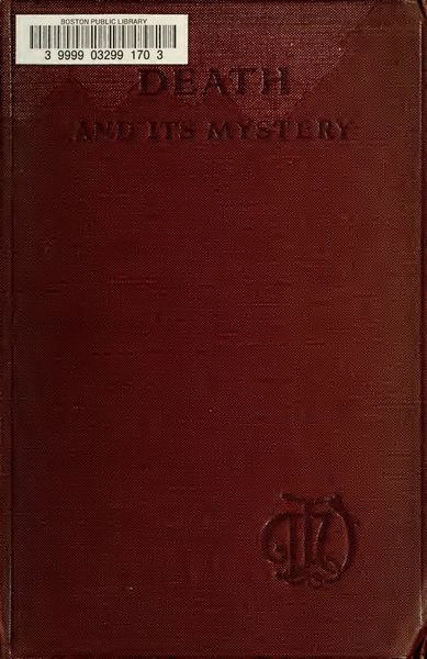 Cover of Death and Its Mystery