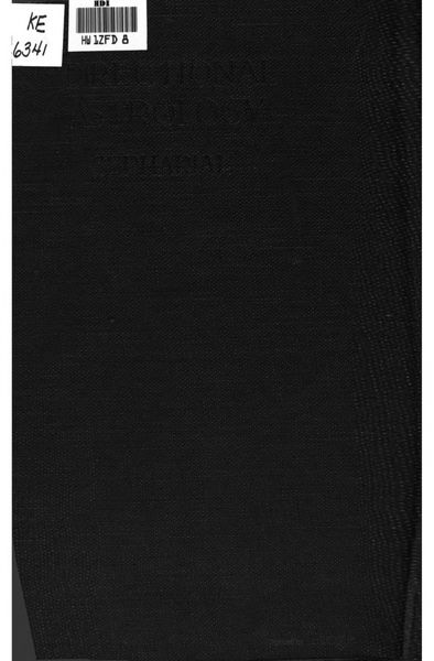 Cover of Directional Astrology