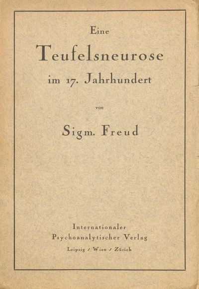 Cover of Eine Teufelsneurose im 17. Jahrhundert