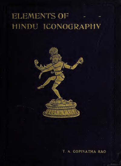 Cover of Elements of Hindu Iconography, Vol. II, Part 2
