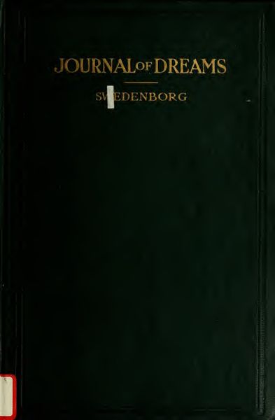 Cover of Emanuel Swedenborg's Journal of Dreams and Spiritual Experiences