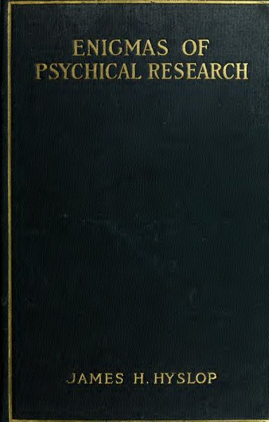 Cover of Enigmas of Psychical Research