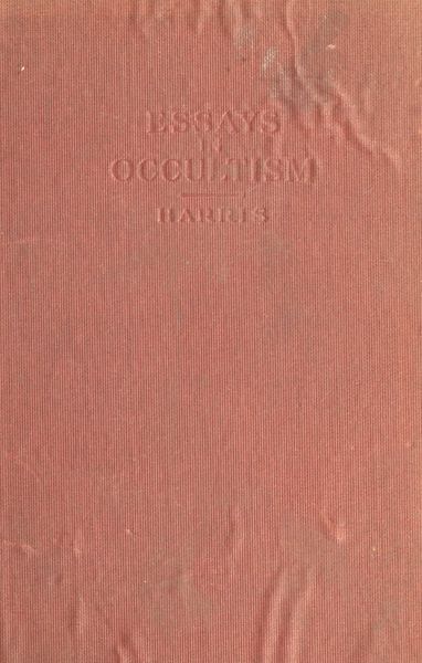Cover of Essays in Occultism, Spiritism, and Demonology