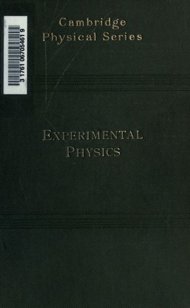Cover of Experimental Physics: A Text-Book of Mechanics, Heat, Sound and Light