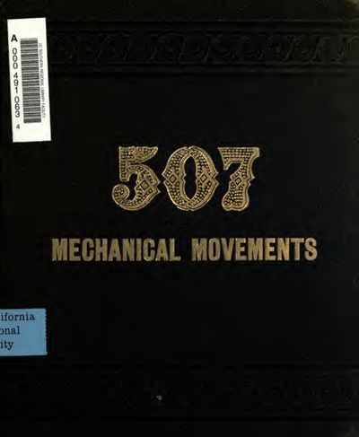 Cover of Five Hundred and Seven Mechanical Movements