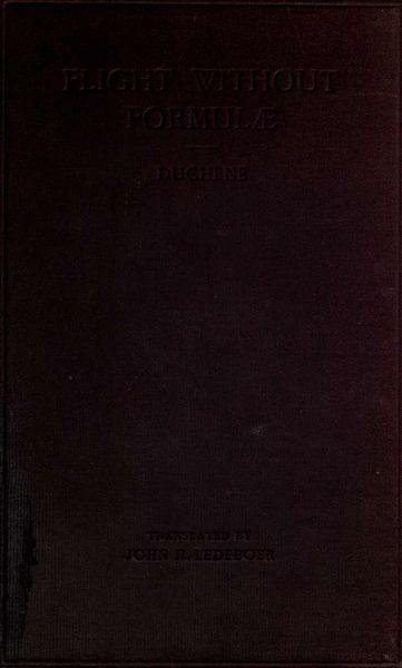 Cover of Flight Without Formulae: Simple Discussions on the Mechanics of the Aeroplane
