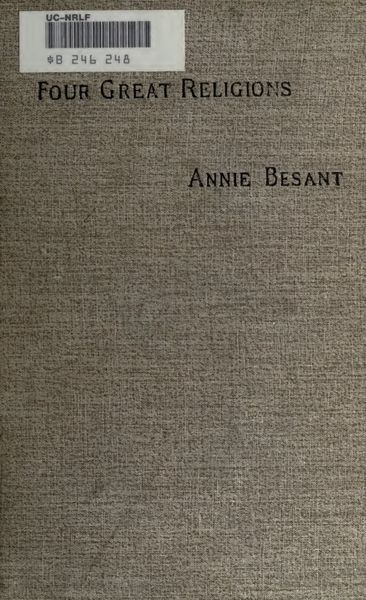 Cover of Four Great Religions