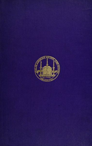Cover of Freemasonry in Pennsylvania, 1727-1907, Vol. II