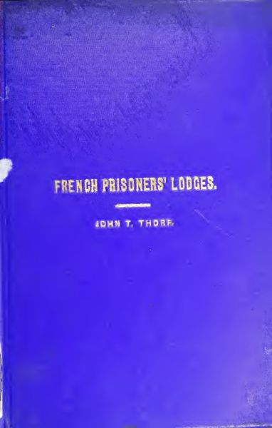 Cover of French Prisoners' Lodges