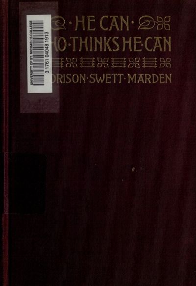 Cover of He Can Who Thinks He Can
