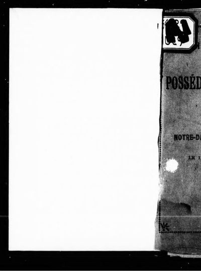Cover of Histoire d'une possédée du démon délivrée par Notre-Dame de Pellevoisin