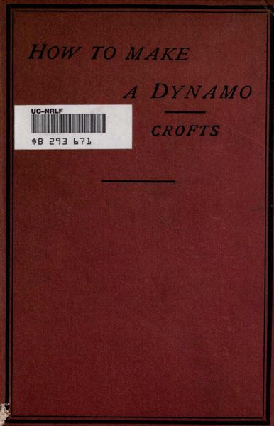 Cover of How to Make a Dynamo: A Practical Treatise for Amateurs