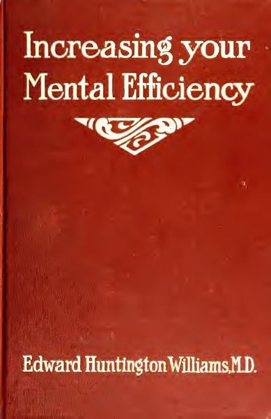 Cover of Increasing Your Mental Efficiency