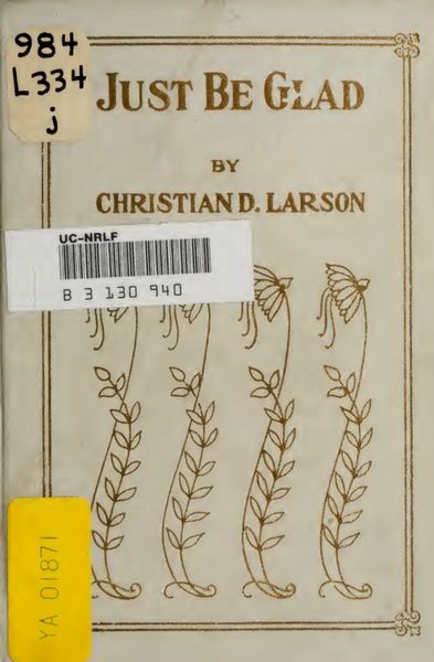 Cover of Just Be Glad