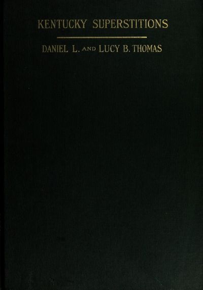 Cover of Kentucky Superstitions