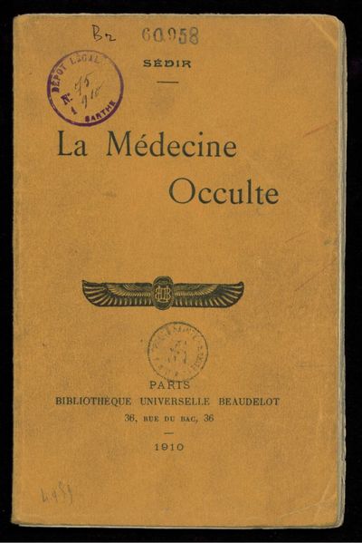 Cover of La Medecine occulte