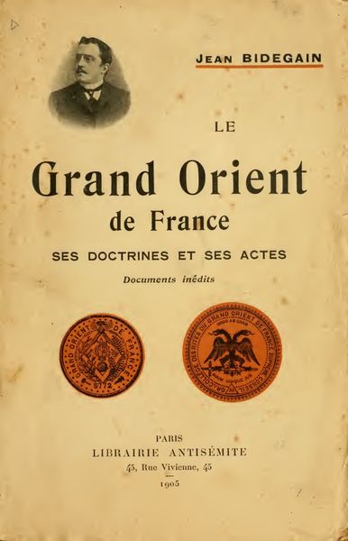 Cover of Le Grand Orient de France: ses droits et ses actes