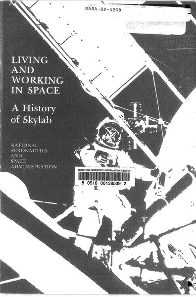 Cover of Living and Working in Space: A History of Skylab (NASA SP-4208)