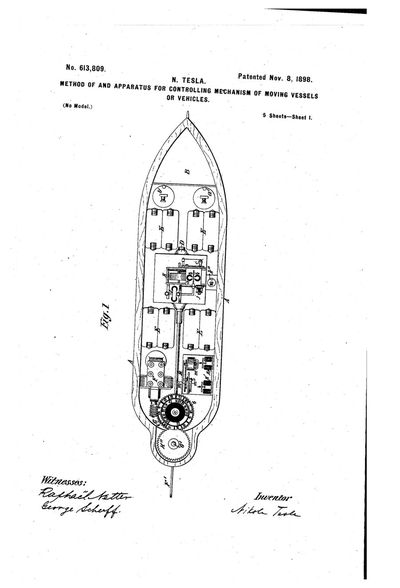 Cover of Method of and Apparatus for Controlling Mechanism of Moving Vessels or Vehicles