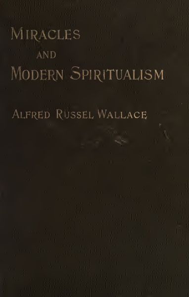 Cover of Miracles and Modern Spiritualism