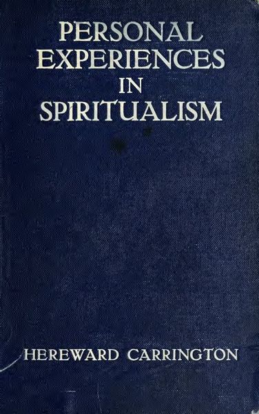 Cover of Personal Experiences in Spiritualism