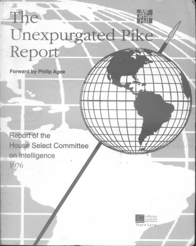 Cover of Pike Committee Report (U.S. House Select Committee on Intelligence)