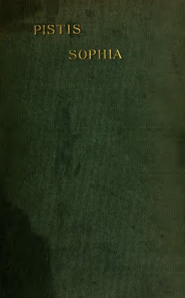Cover of Pistis Sophia: A Gnostic Gospel