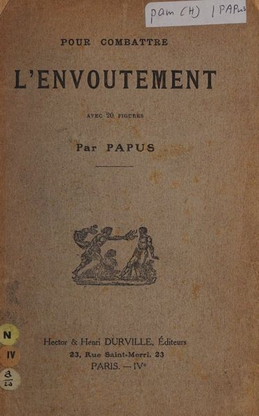 Cover of Pour combattre l'envoûtement