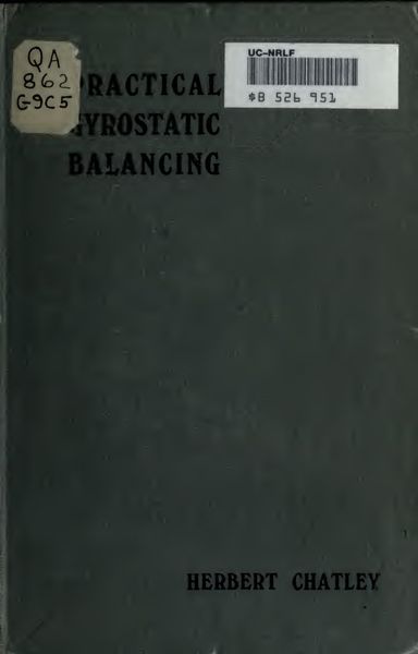 Cover of Practical Gyrostatic Balancing