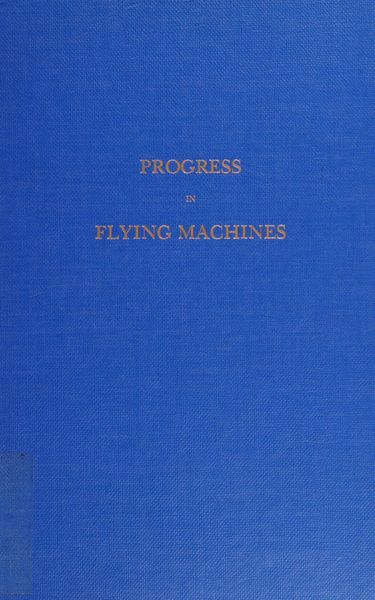 Cover of Progress in Flying Machines