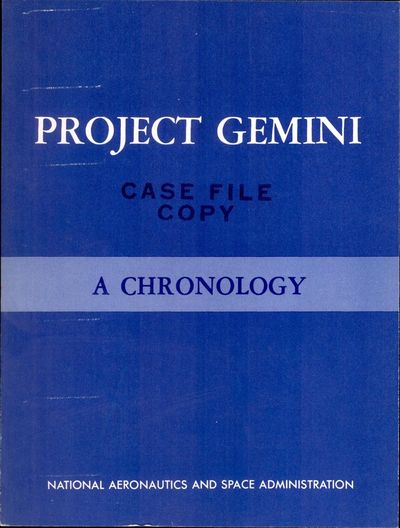 Cover of Project Gemini Technology and Operations: A Chronology (NASA SP-4002)