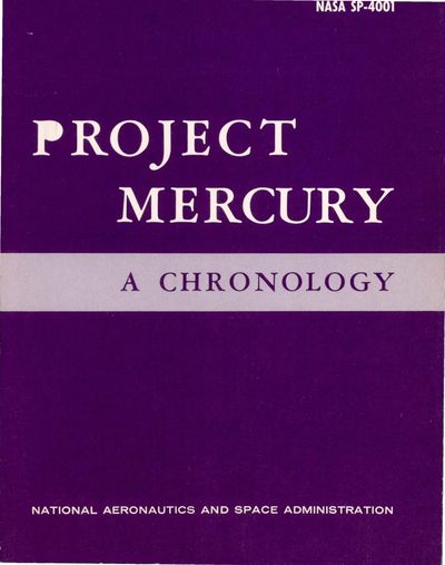 Cover of Project Mercury: A Chronology (NASA SP-4001)
