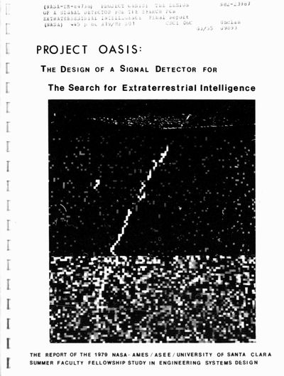 Cover of Project OASIS: The Design of a Signal Detector for the Search for Extraterrestrial Intelligence
