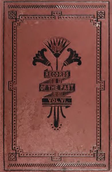 Cover of Records of the Past, New Series, Vol. 6: The Non-Semitic Version of the Creation Story and Other Assyrian and Egyptian Texts