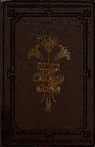 Cover of Records of the Past, Vol. 5 (Old Series): Accadian Hymn to Istar and the War of the Seven Evil Spirits against Heaven