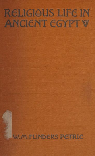 Cover of Religious Life in Ancient Egypt