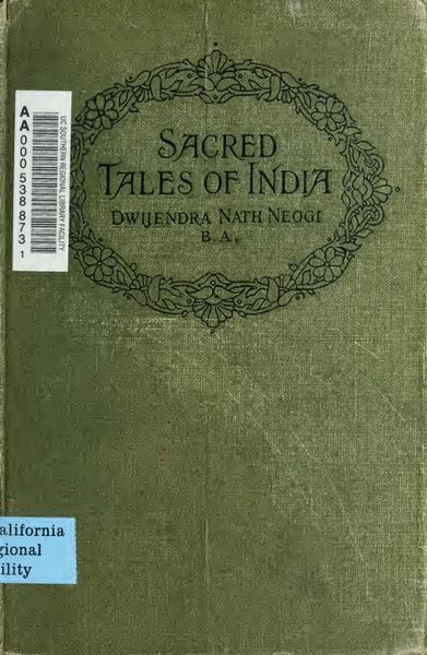 Cover of Sacred Tales of India