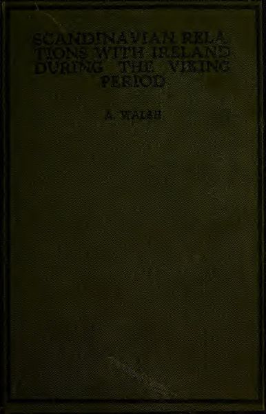 Cover of Scandinavian Relations with Ireland During the Viking Period
